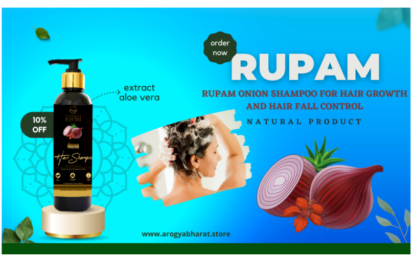 RUPAM ONION SHAMPOO FOR HAIR GROWTH AND HAIR FALL CONTROL